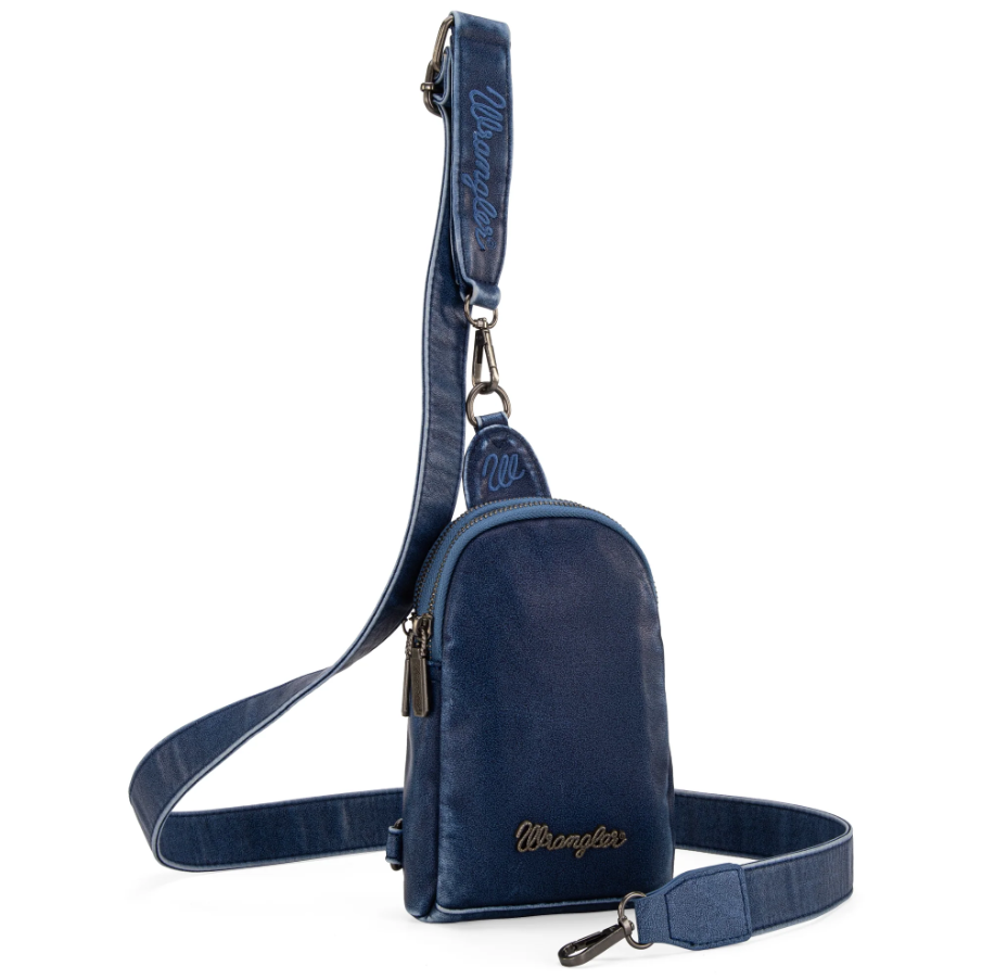 Wrangler Sling Crossbody Bag - Blue Jean