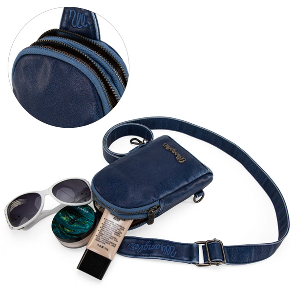 Wrangler Sling Crossbody Bag - Blue Jean