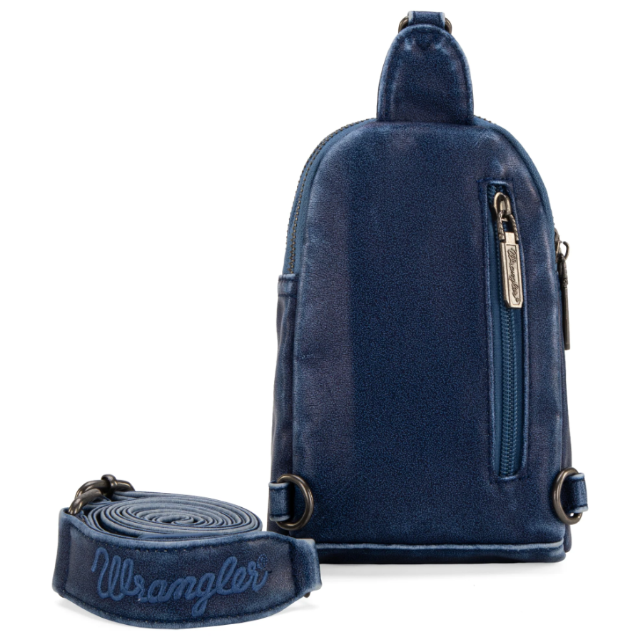 Wrangler Sling Crossbody Bag - Blue Jean