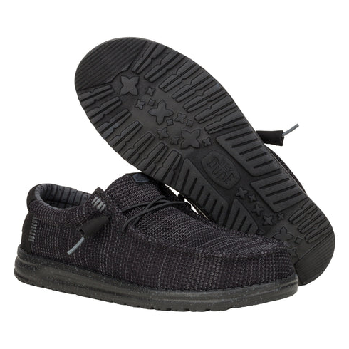 Wally Stretch Sox - Black & Black