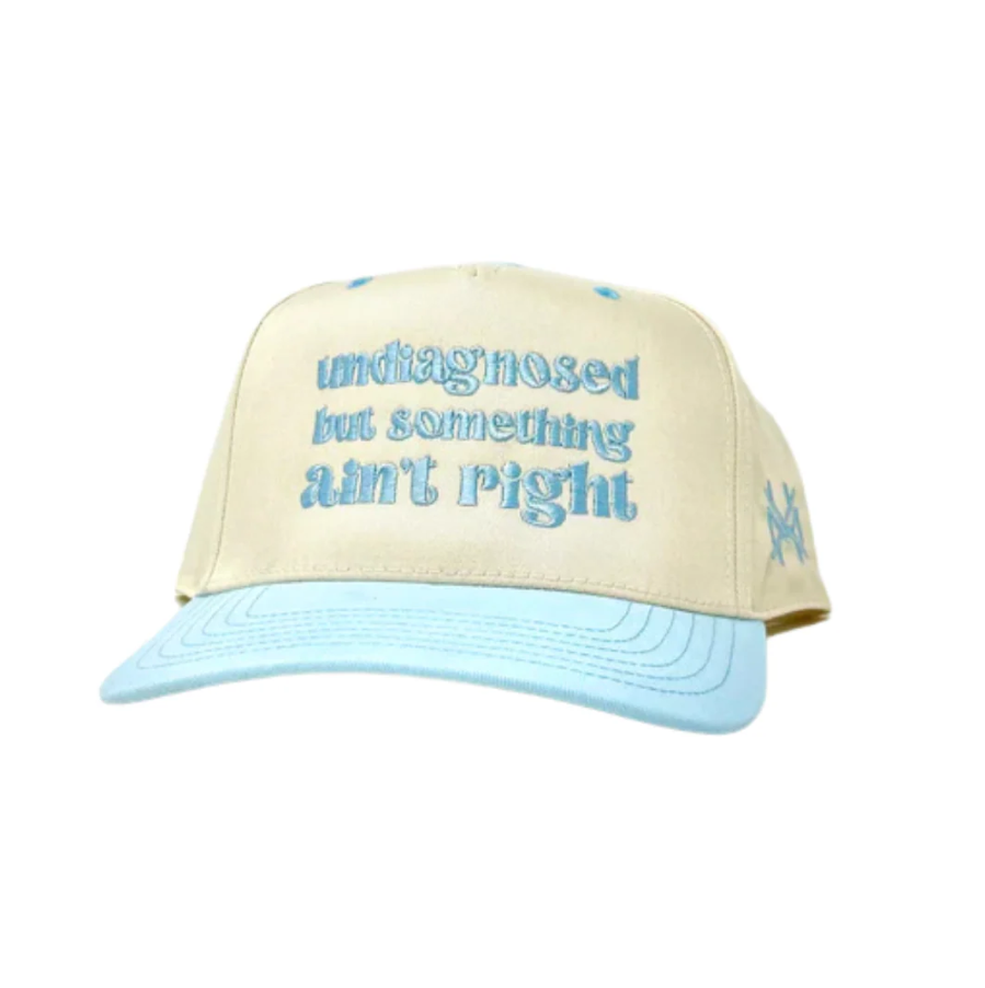 Undiagnosed But Something Ain't Right - Retro Powder Blue & Natural