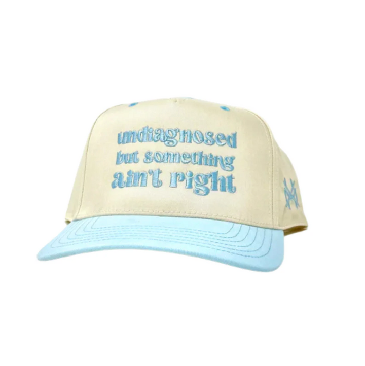 Undiagnosed But Something Ain't Right - Retro Powder Blue & Natural