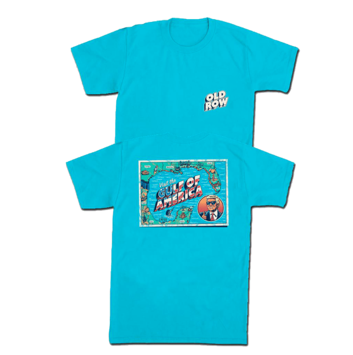 Gulf of America Postcard Tee - Lagoon