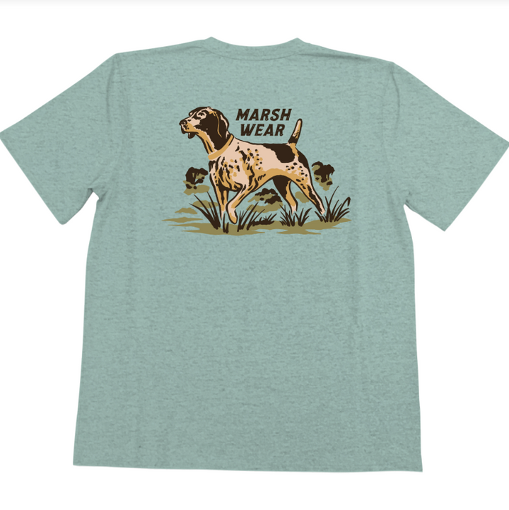 Youth Heritage Pointer Tee - Agate Heather