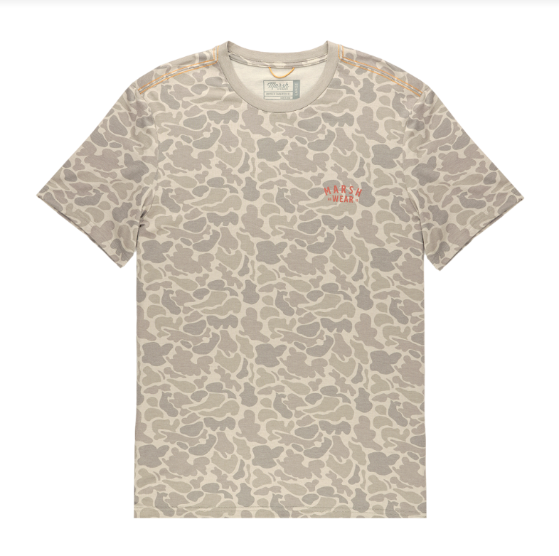 Stackhouse Hagood SS Tee - Khaki Mallard Camo