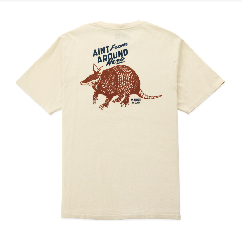 Aint From Around Here Tee - Vintage White