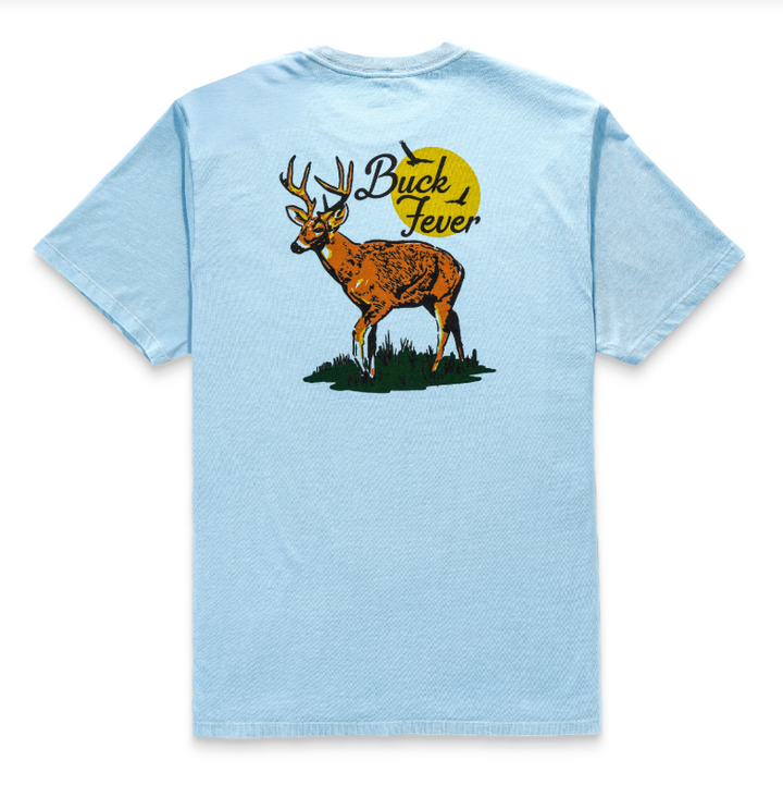 Buck Fever Tee - Hazy Blue