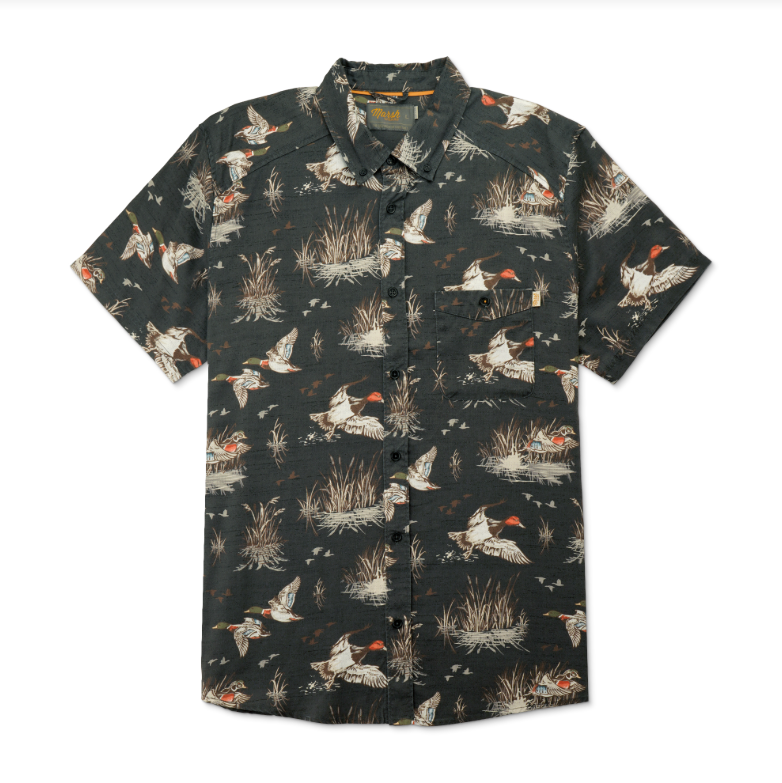 Hagood SS Woven Shirt - Vintage Black