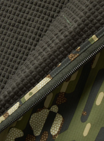 M's Lightweight Grid Tech Fleece Full Zip - Raven / Woodland