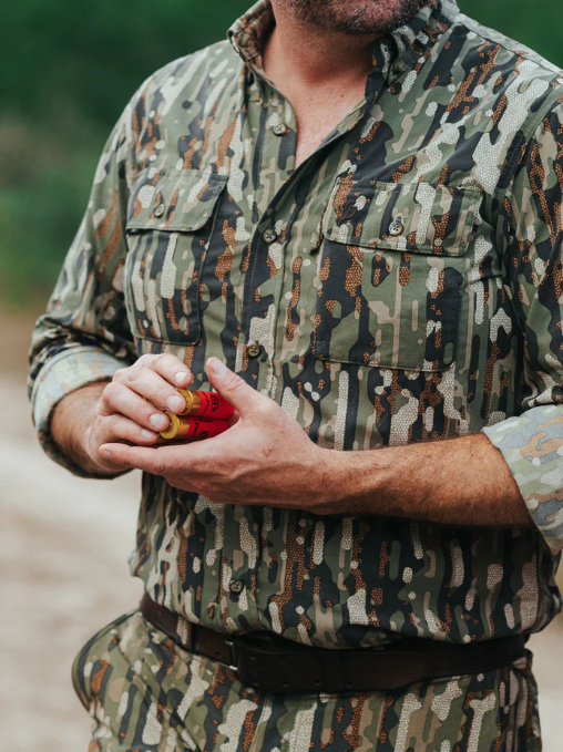 M's Lightweight Hunting Shirt Long Sleeve - Woodland