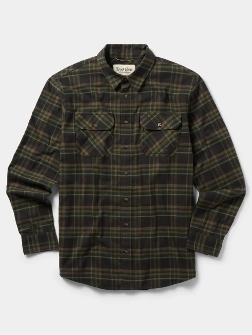 M's Camp Shirt - Moss Plaid