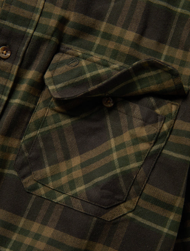 M's Camp Shirt - Moss Plaid