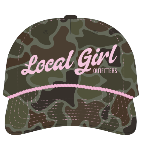 LG Cursive Charm Rope Hat