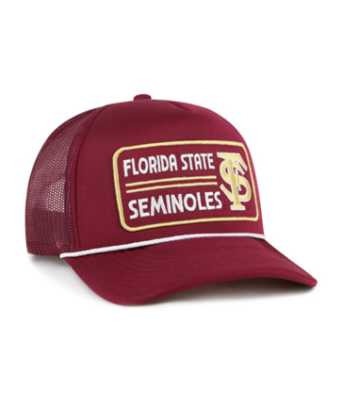 Florida State Seminoles Cardinal Local Patch 47 Trucker