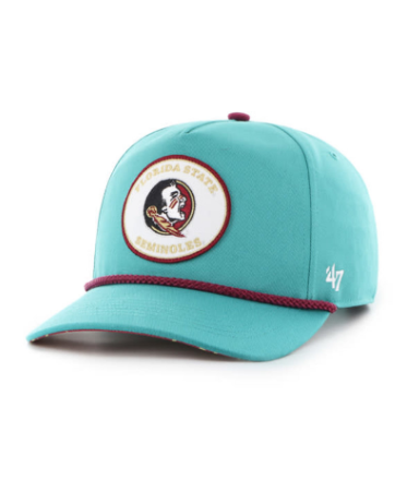 Florida State Seminoles Rattle Teal Patch Rope 47 Hitch