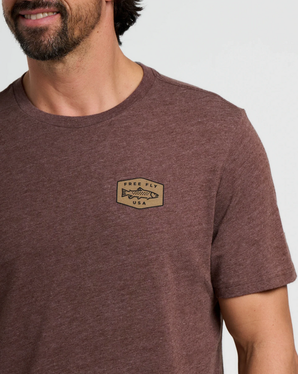 Freshwater Tee - Heather Chestnut