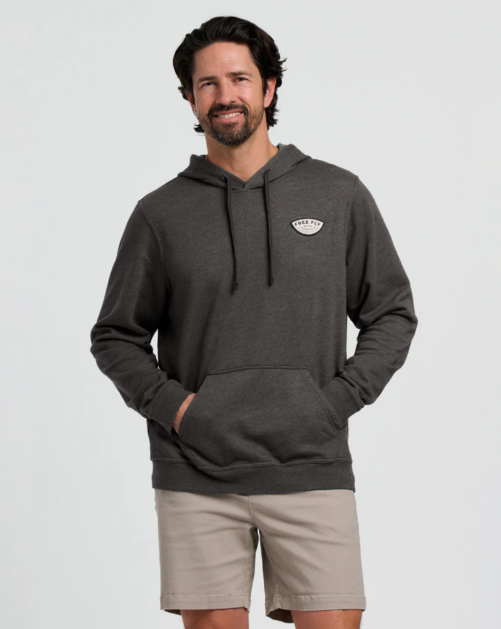 Vintage Outfitters Fleece Hoodie - Heather Black Sand