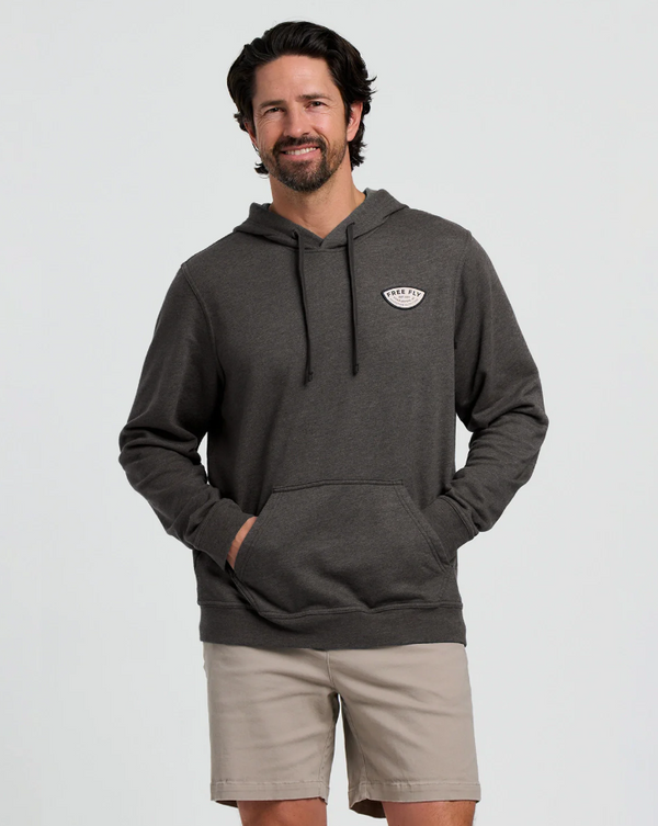 Vintage Outfitters Fleece Hoodie - Heather Black Sand