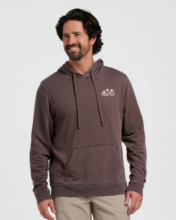 Rising Tide Fleece Hoodie - Heathered Chestnut