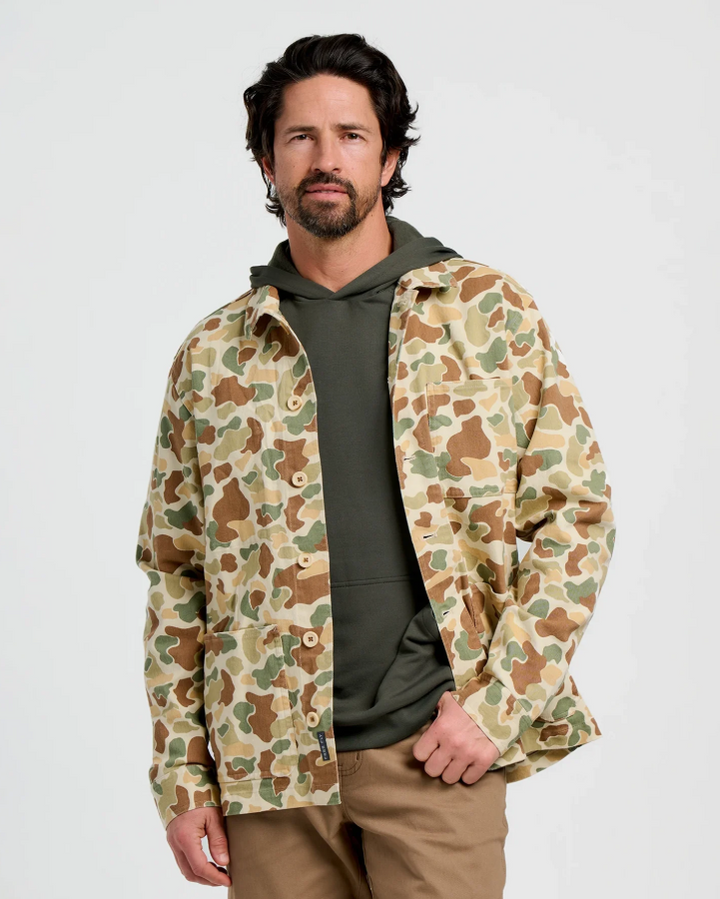 Men's Folly Twill Chore Coat - Vintage Camo