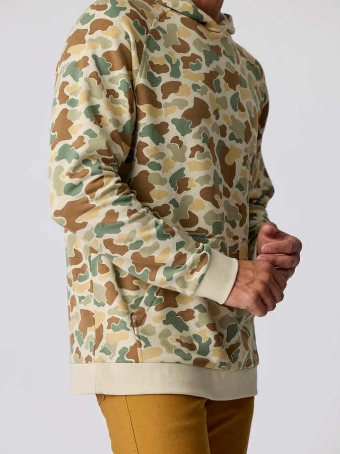 Men's Bamboo Lightweight Fleece Hoodie - Vintage Camo