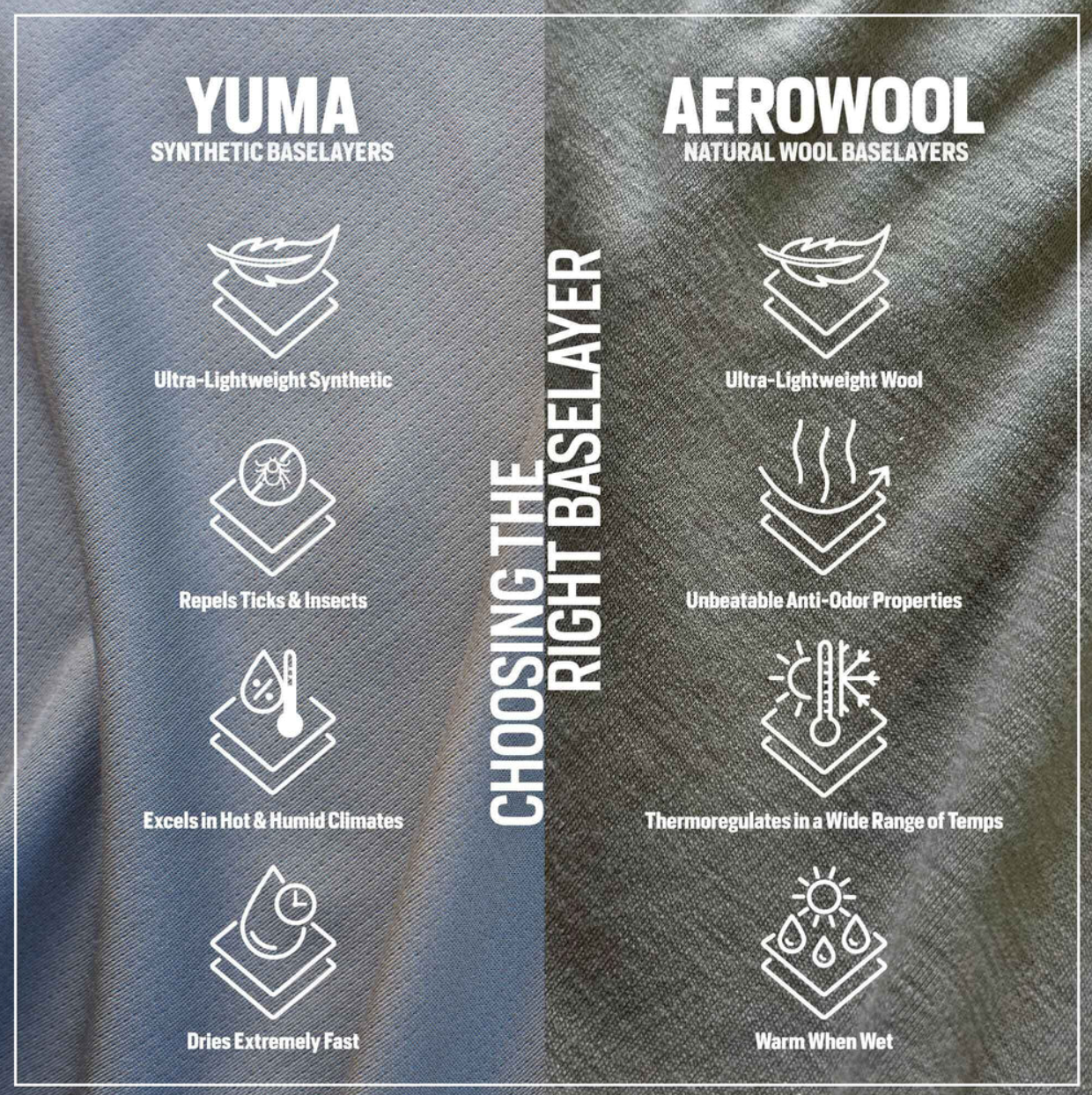 Men's Yuma Synthetic Short Sleeve Crew - Conifer