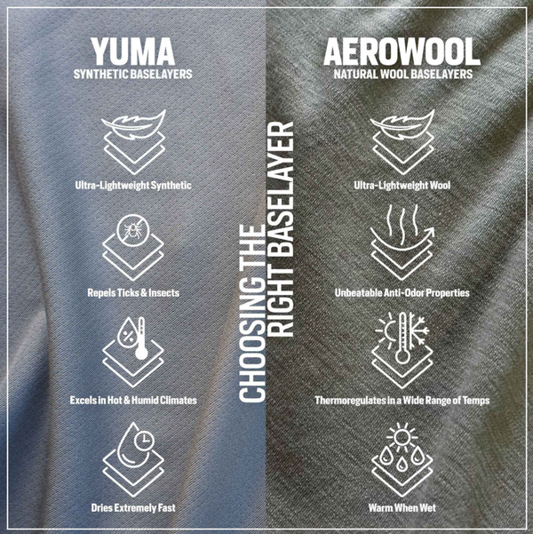 Men's Yuma Synthetic Short Sleeve Crew - Conifer