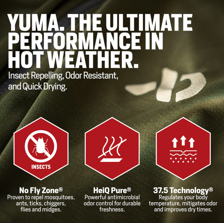 Men's Yuma Synthetic Long Sleeve Crew - Specter
