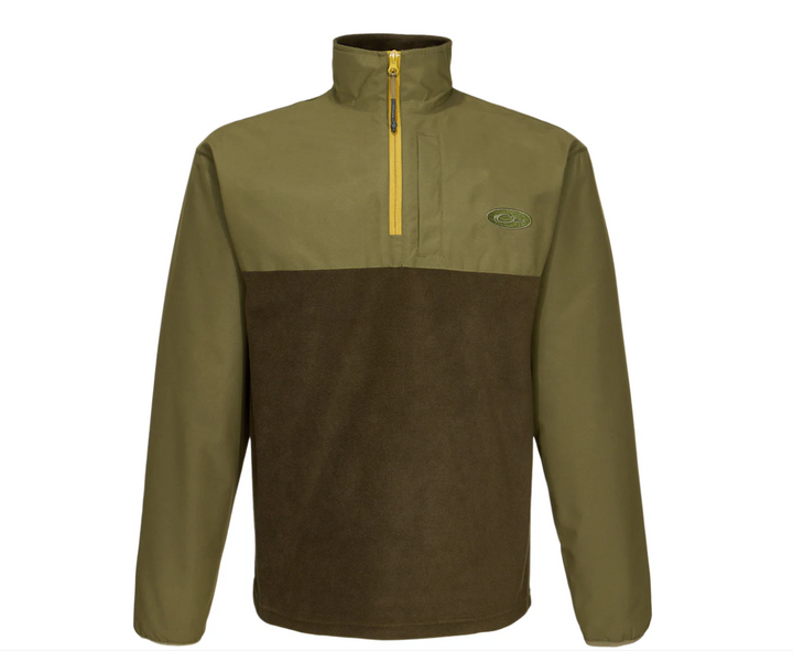 MST Quarter Zip Refuge Eqwader Jacket - Green Timber