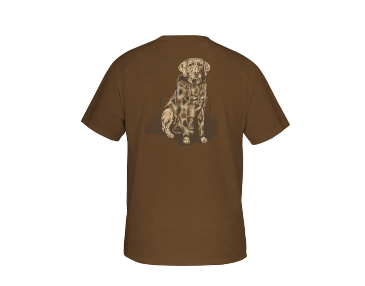 Youth Old School Lab T-Shirt - Golden Pecan Dark Heather