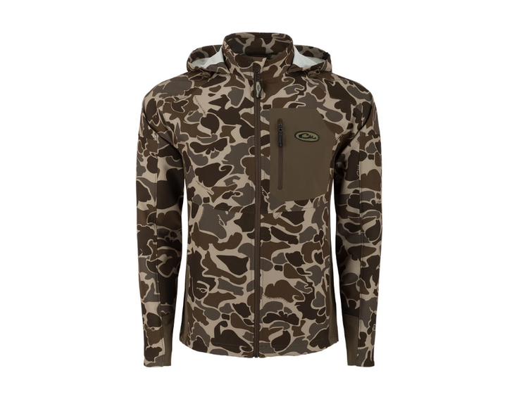 Rain Brake Lightweight Softshell Jacket - Old School Timber