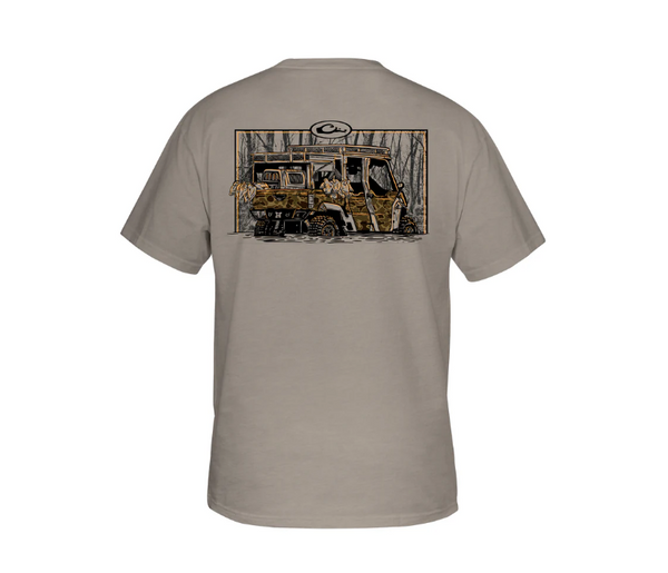 Youth Side X Side T-Shirt - Island Fossil Heather