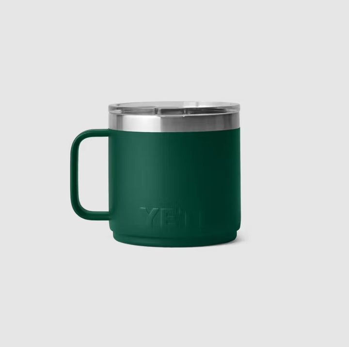 Rambler® 14 oz Stackable Mug With Durasip™ Ceramic Lining - Black Forest Green