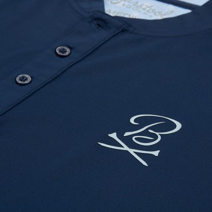 Barstool Golf Blade Collar Polo - Navy