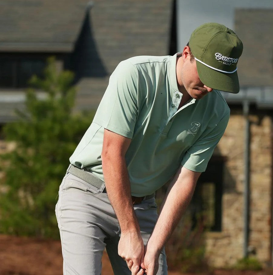 Barstool Golf Blade Collar Polo - Sage