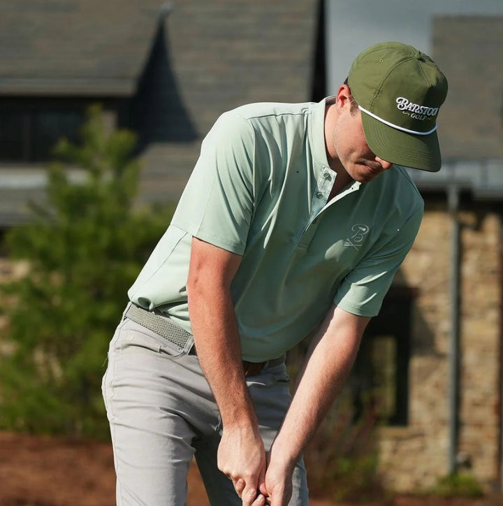 Barstool Golf Blade Collar Polo - Sage
