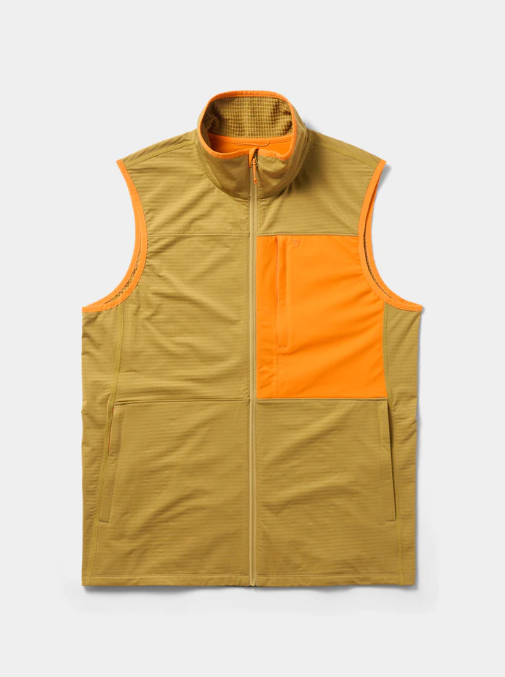 M's Lightweight Grid Tech Vest - Wheat & Blaze