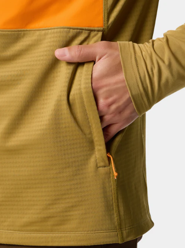 M's Lightweight Grid Tech Vest - Wheat & Blaze