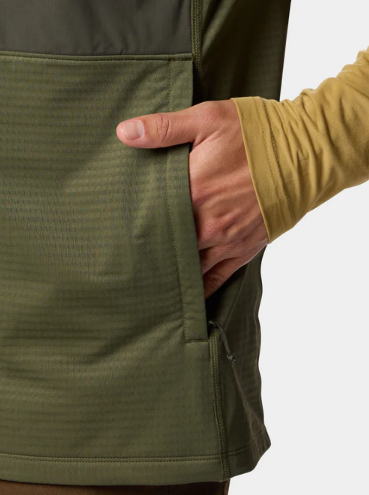 M's Lightweight Grid Tech Vest - Moss & Raven