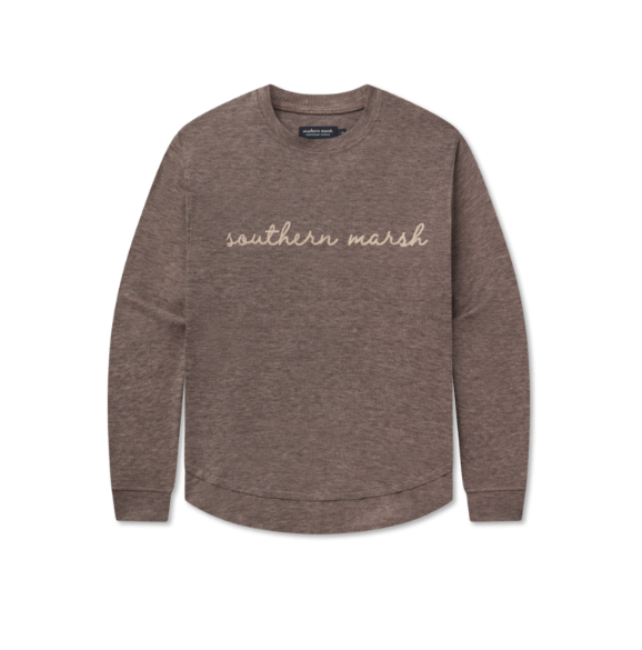 Terra Textured Vintage Sweater - Midnight Gray