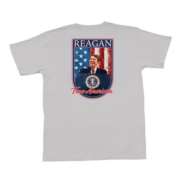 Reagan True American Short Sleeve - Light Gray