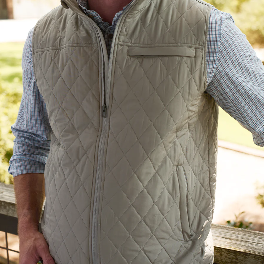 TSG Highland Quilted Vest - Iron
