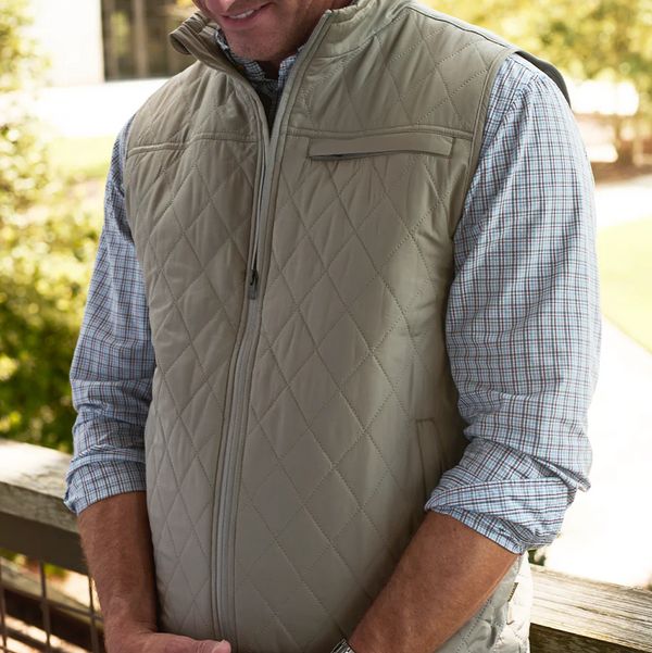 TSG Highland Quilted Vest - Iron