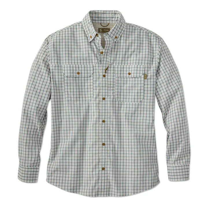 TSG Airetex™ Brooks Long Sleeve Shirt - Field Plaid Green