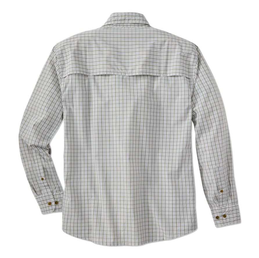 TSG Airetex™ Brooks Long Sleeve Shirt - Field Plaid Wheat