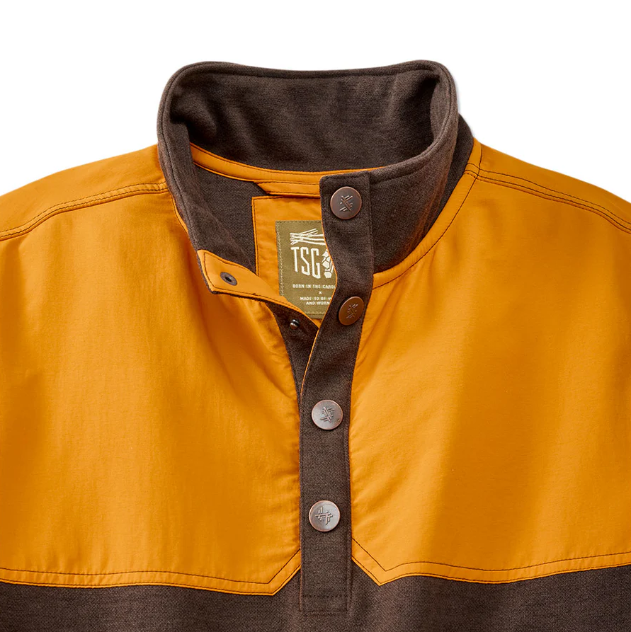 TSG Cashiers Pullover - Dark Brown & Blaze