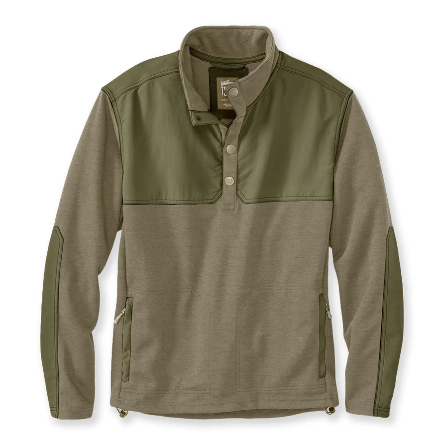 TSG Cashiers Pullover - Olive & Taupe
