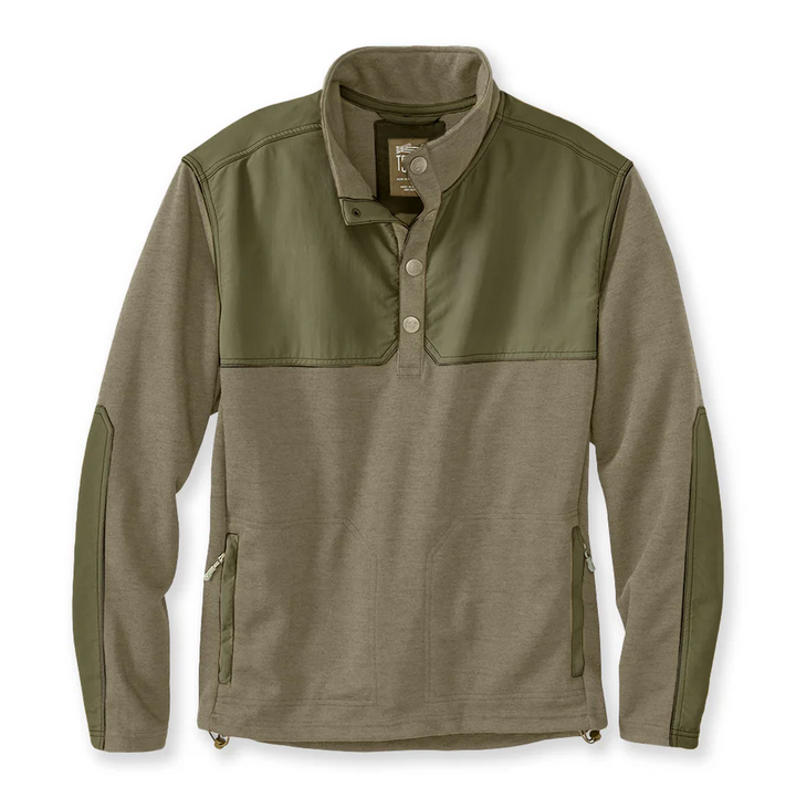 TSG Cashiers Pullover - Olive & Taupe