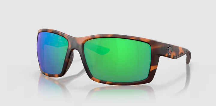 Reefton Matte Retro Tortoise Green Mirror 580P