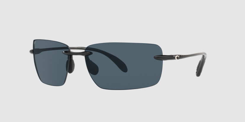 Gulf Shore Shiny Black Gray Lenses 580P